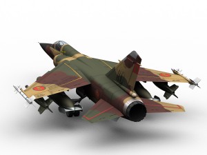 mirage f-1 morocco air force scheme 3D Модель