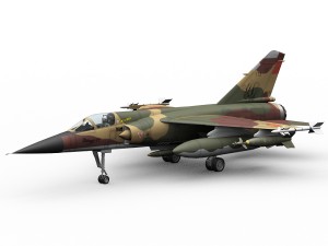 mirage f-1 morocco air force scheme Modello 3D