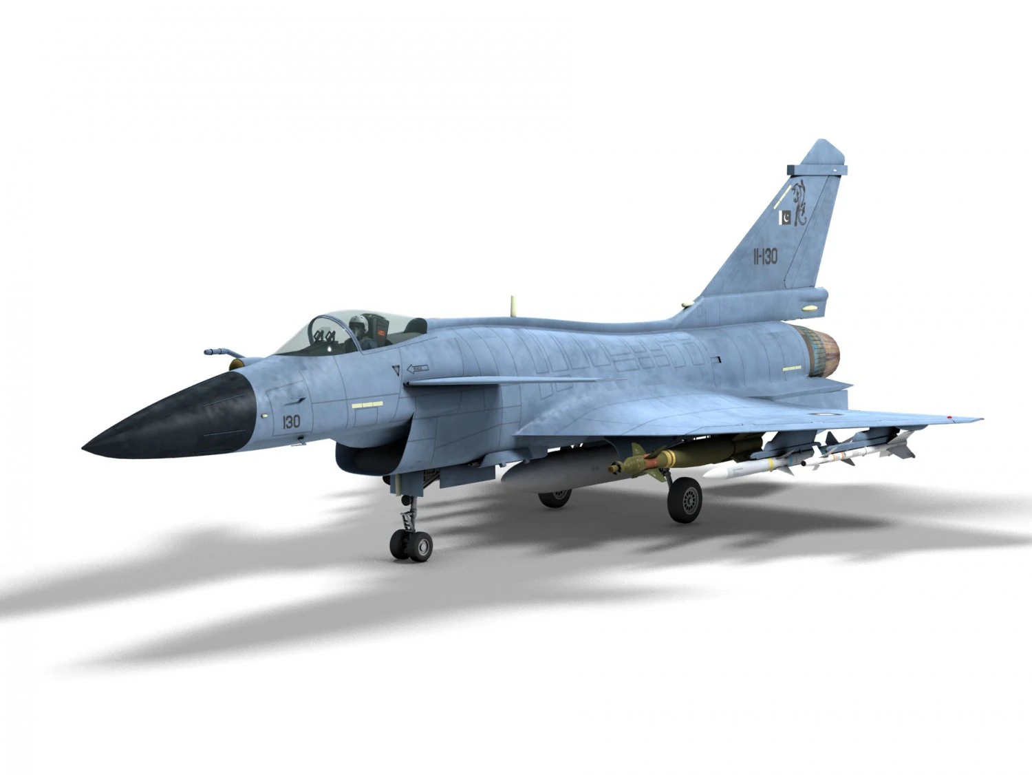 cheng du j-10 b vigorous dragon 3D Model .c4d .max .obj .3ds .fbx .stl .blend 
