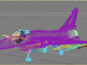 cheng du j-10 b vigorous dragon 3D Model