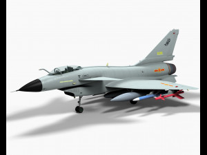 chengdu j-10 a Modelo 3D