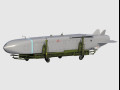 Scalp EG Missile with carriage 3D-Modell
