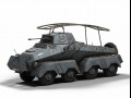 Schwerer Panzerspahwagen SdKfz 232 3D Model
