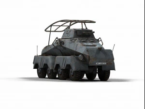sd kfz 232 3D Model