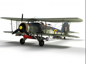 fairey swordfish 3D Model