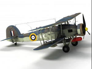 fairey swordfish 3D Model