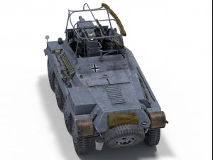 sdkfz 234-3 3D Model