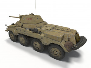 sd kfz 234-2 puma Modelo 3D