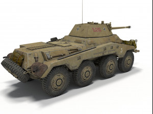 sd kfz 234-2 puma Modelo 3D