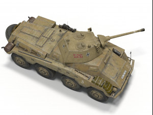 sd kfz 234-2 puma Modelo 3D