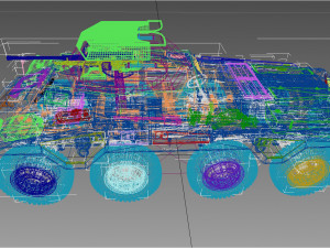sd kfz 234-1 3D Model