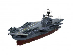 uss midway cv-41 carrier 3D Model