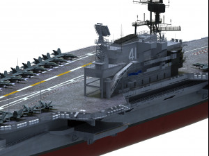 uss midway cv-41 carrier Model 3D