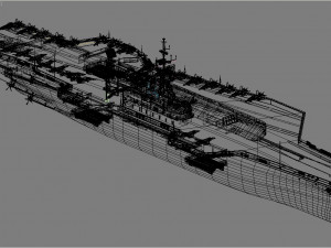 uss midway cv-41 carrier Model 3D