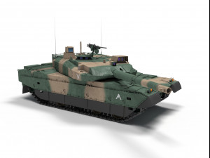 type 10 tank 3Dモデル