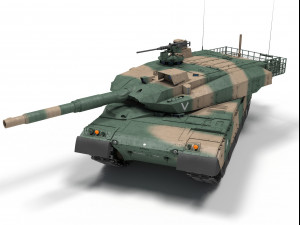 type 10 tank 3D Модель