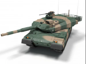 type 10 tank 3D Model
