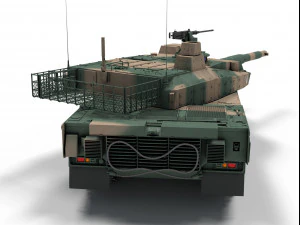 type 10 tank 3D Model