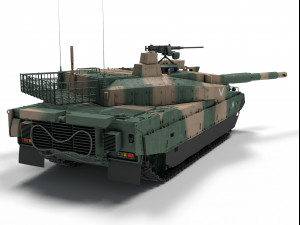 type 10 tank 3D Модель