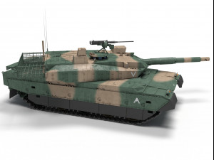 type 10 tank 3D Модель