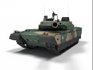 type 10 tank 3D Модель