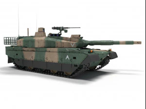 type 10 tank 3D Model