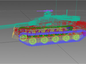 type 10 tank 3D Модель