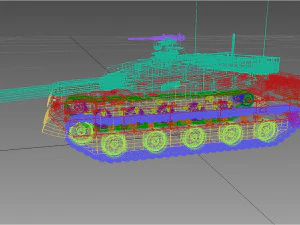 type 10 tank 3D Model