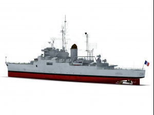 Colbert C611 Cruzador Franc&ecirc;s Modelo 3D