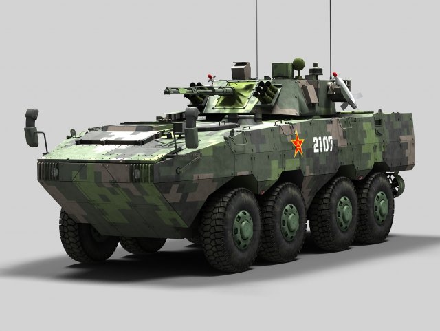 norinco zbl-09 snow leopard 3D-Modell .c4d .max .obj .3ds .fbx .stl .blend 