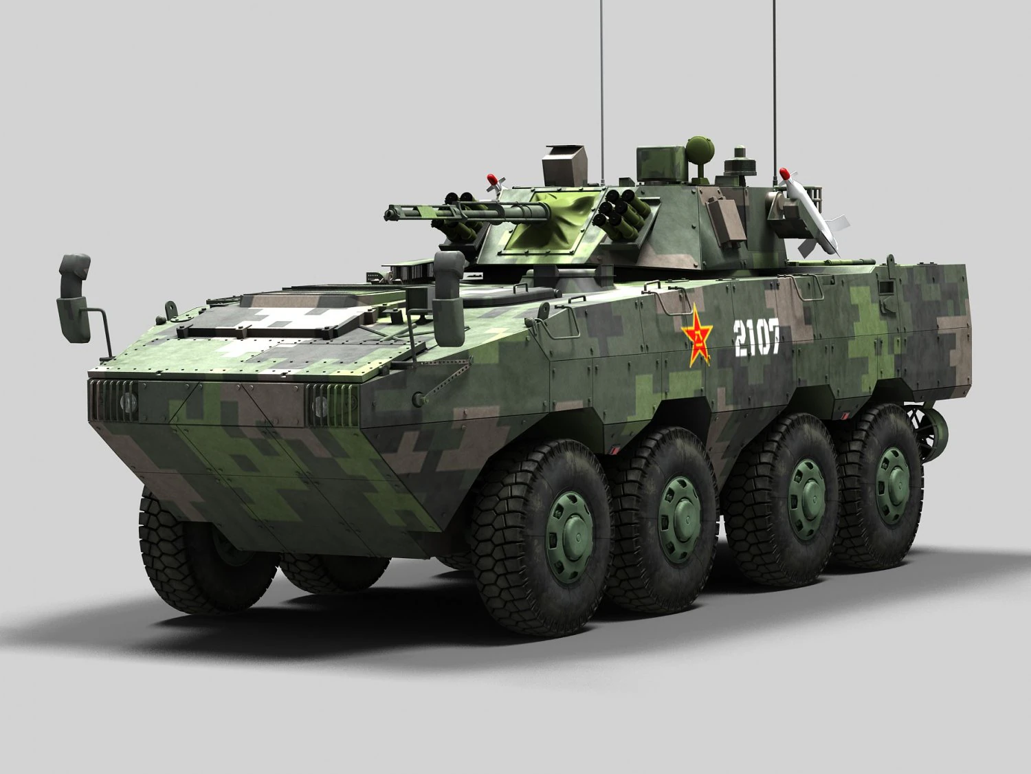 norinco zbl-09 snow leopard 3D Model .c4d .max .obj .3ds .fbx .stl .blend