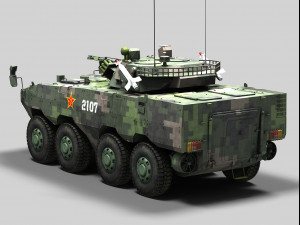 norinco zbl-09 snow leopard 3D-Modell