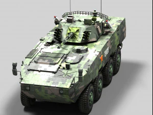 norinco zbl-09 snow leopard 3D Model