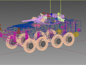 norinco zbl-09 snow leopard 3D-Modell