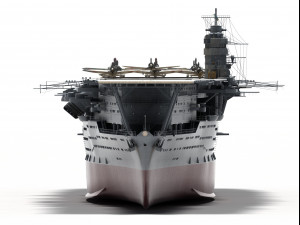 akagi iiww carrier 3Dモデル
