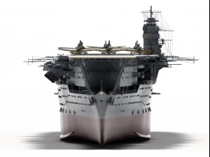 akagi iiww carrier 3D Model