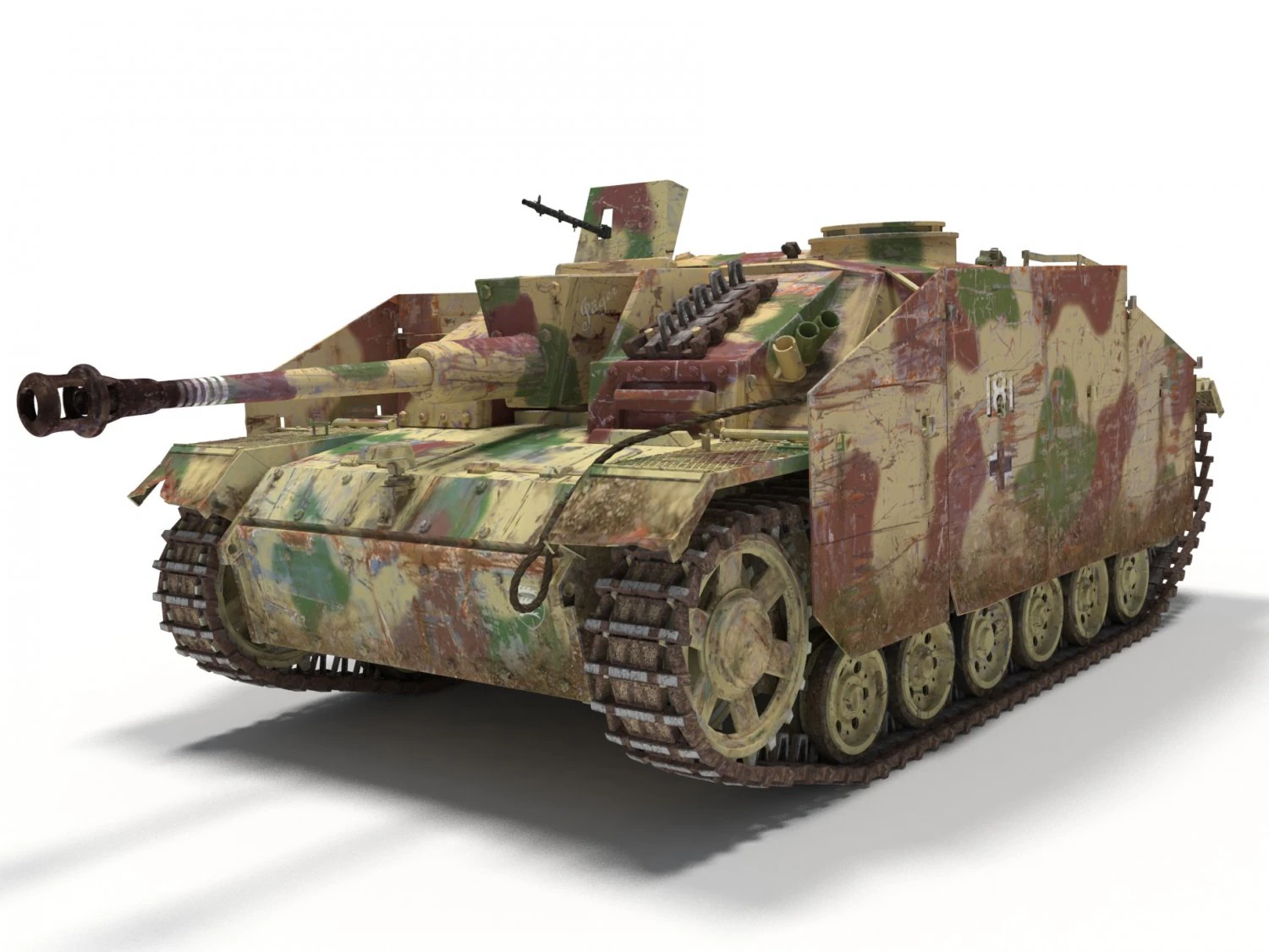 stug iii ausf g Modelo 3D .c4d .max .obj .3ds .fbx .stl .blend 