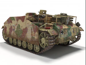 stug iii ausf g Modelo 3D
