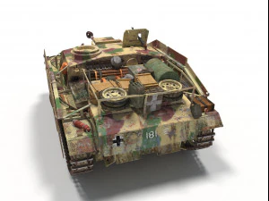 stug iii ausf g Modelo 3D