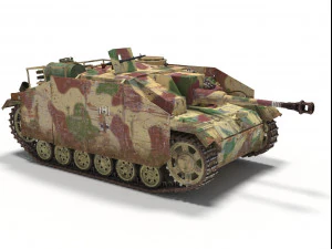 stug iii ausf g Modelo 3D