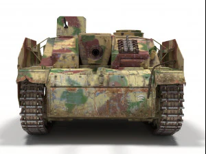 stug iii ausf g Modelo 3D