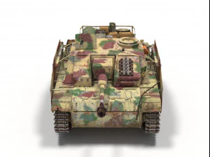 stug iii ausf g Modelo 3D