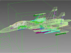 sukhoi su-30 mkk rigged 3D Model