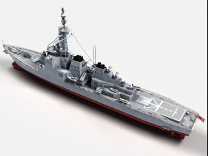 kongo class destroyer 3D Модель