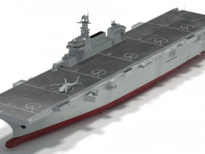 Classe Yushen tipo 075 Modello 3D