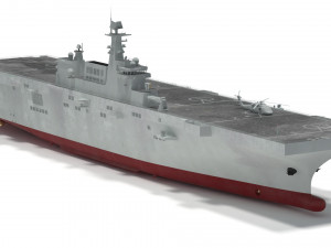 Type 075 yushen class 3D Model