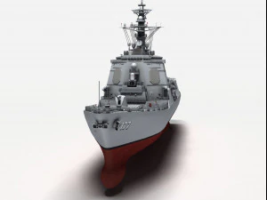 cacciatorpediniere classe Atago Modello 3D