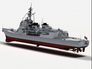atago class destroyer 3D Model