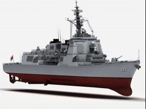 एटागो क्लास विध्वंसक 3D मॉडल