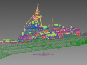 एटागो क्लास विध्वंसक 3D मॉडल